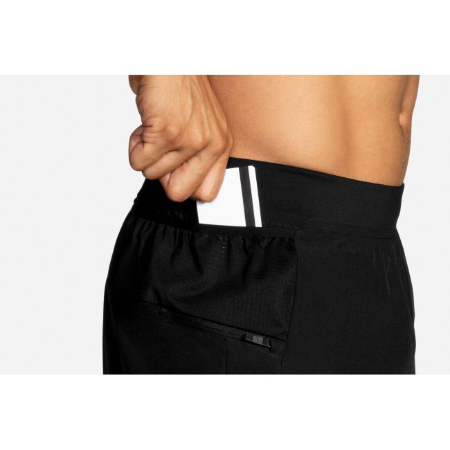 Brooks Sherpa 7" 2-in-1 Short – Pantaloni scurți de alergare 2 în 1, 7" - Negru