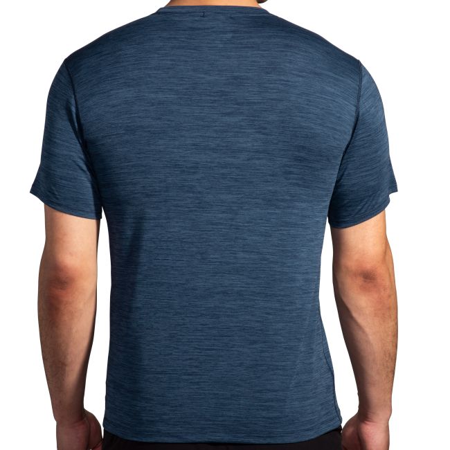 Brooks Luxe Short Sleeve – Tricou de alergare foarte moale - Albastru (412)