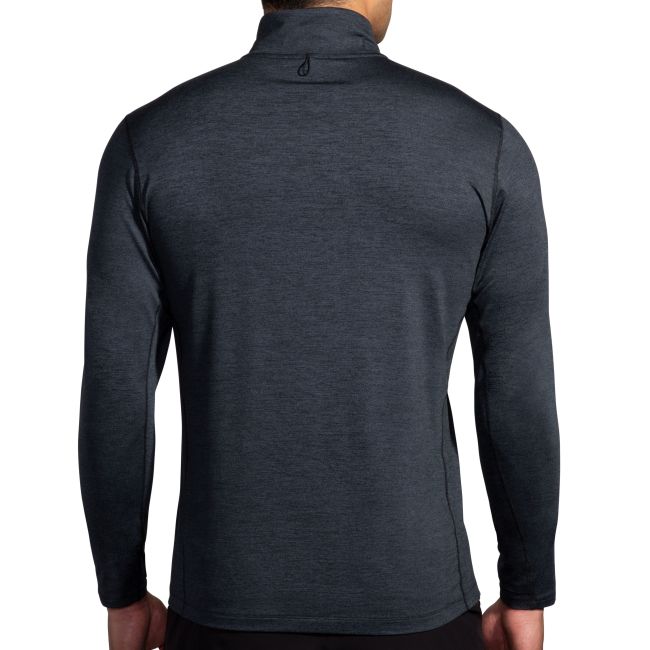 Brooks Dash 1/2 Zip 2.0 – Bluză de alergare cu fermoar scurt - Negru