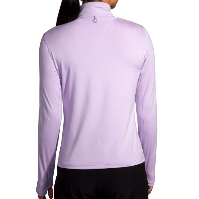 Brooks Dash 1/2 Zip 2.0 W – Bluză de alergare cu fermoar scurt - Mov
