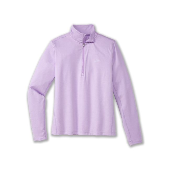 Brooks Dash 1/2 Zip 2.0 W – Bluză de alergare cu fermoar scurt - Mov