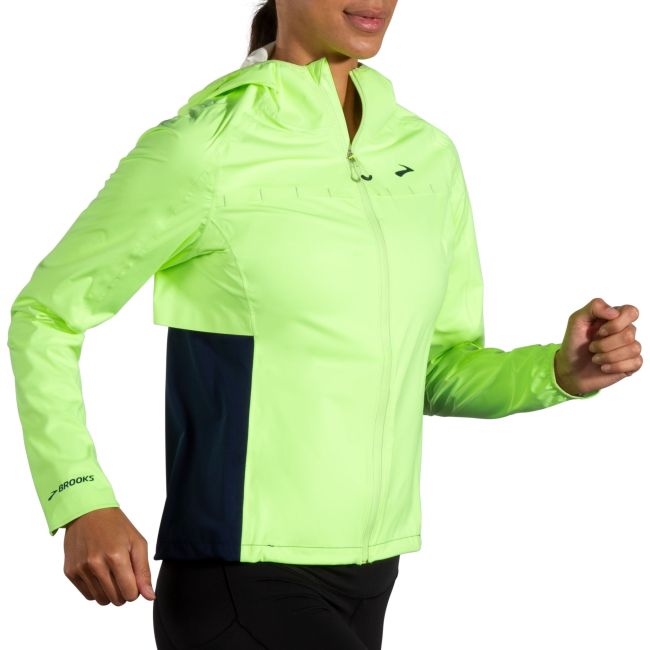 Brooks High Point Waterproof Jacket W – Geacă impermeabilă de alergare trail - Galben (751)