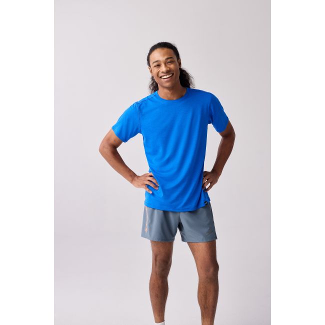Brooks Luxe Short Sleeve – Tricou de alergare foarte moale - Albastru (411)