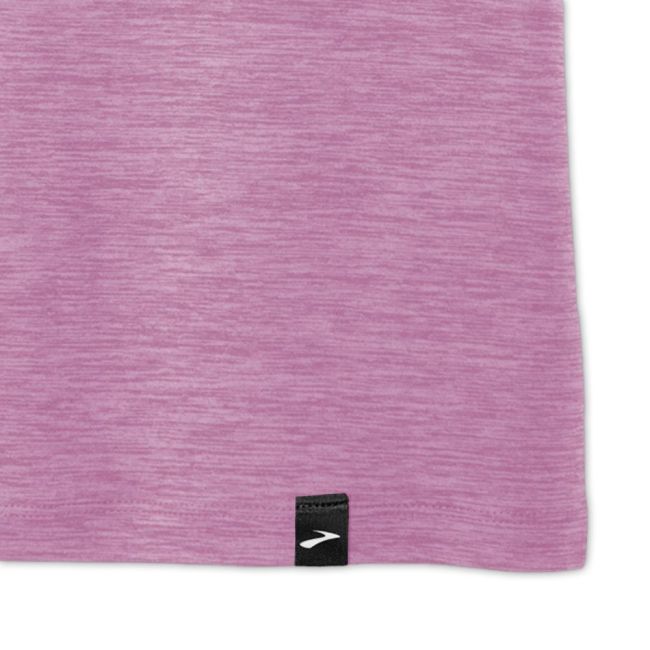 Brooks Luxe Short Sleeve W – Tricou de alergare foarte moale - Mov