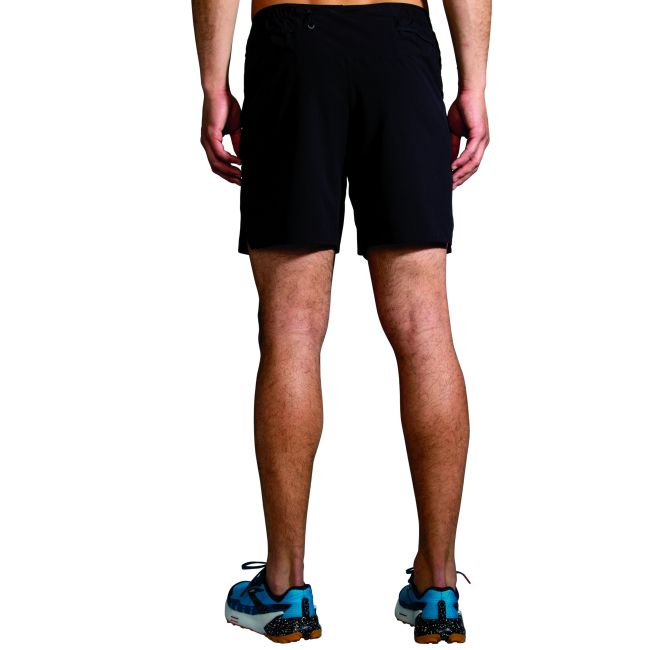 Brooks High Point 7" Short – Pantaloni scurți de alergare trail 2 în 1, 7" - Negru
