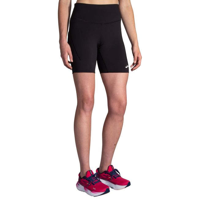 Brooks Spark 8" Short Tight W – Colanți scurți de alergare 8" - Negru (001)