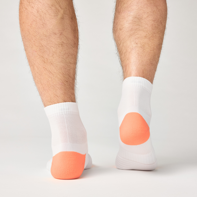 Brooks Ghost Lite Quarter 2-pack – Șosete de alergare scurte, set 2 perechi - Portocaliu