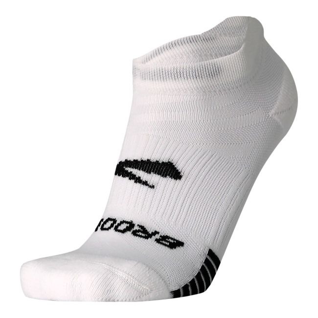Brooks Ghost Lite No Show 2-pack – Șosete de alergare invizibile, set 2 perechi - Alb