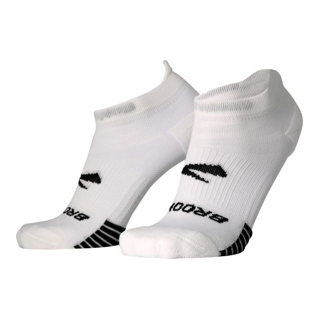 Brooks Ghost Lite No Show 2-pack – Șosete de alergare invizibile, set 2 perechi - Alb