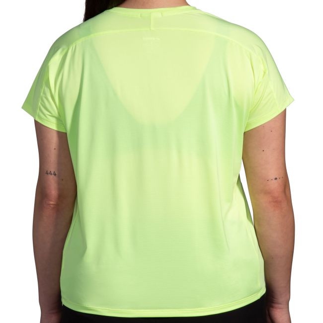 Brooks Sprint Free Short Sleeve 2.0 W – Tricou de alergare ultraușor - Galben