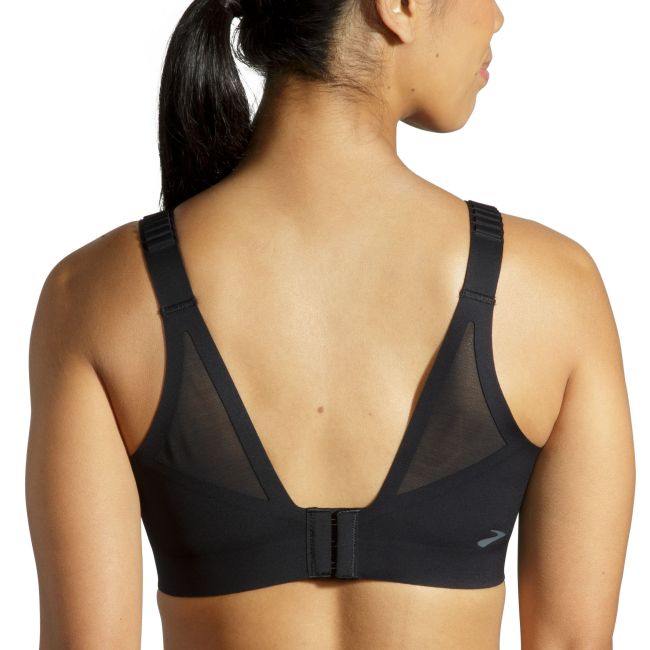 Brooks Scoopback 2.0 Sports Bra W – Bustieră sport cu susținere mare - Negru