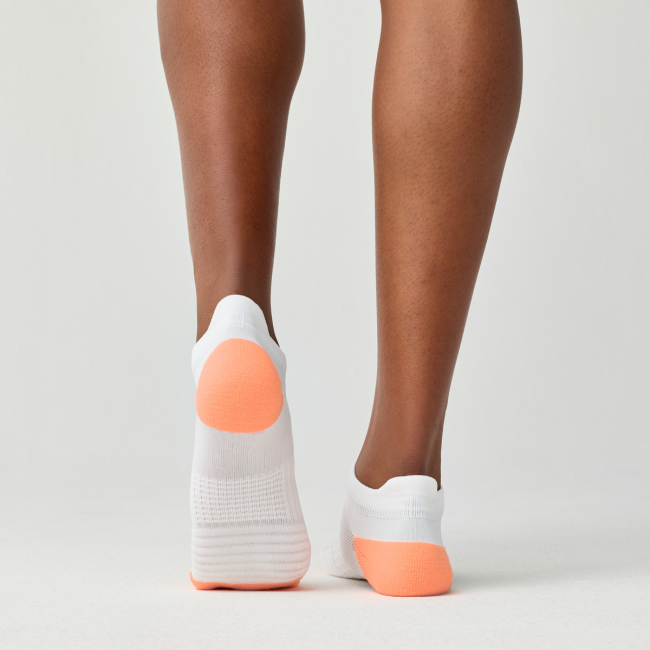 Brooks Ghost Lite No Show 2-pack – Șosete de alergare invizibile, set 2 perechi - Portocaliu