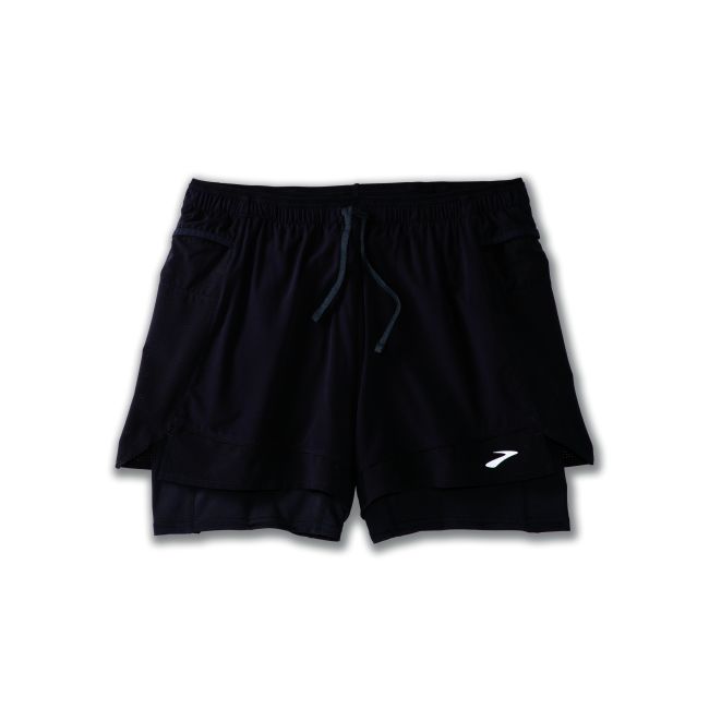 Brooks High Point 3" Short W – Pantaloni scurți de alergare trail 3" - Negru
