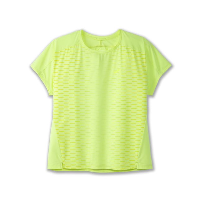 Brooks Sprint Free Short Sleeve 2.0 W – Tricou de alergare ultraușor - Galben