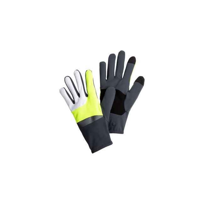 Brooks Fusion Glove – Mănuși de alergare reflectorizante - Alb/galben