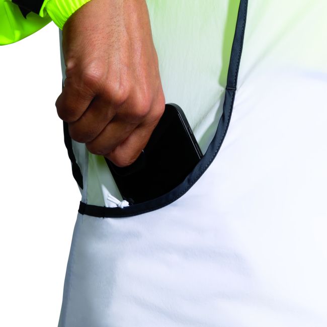 Brooks Run Visible Jacket W – Geacă de alergare reflectorizantă, transformabilă în vestă - Alb