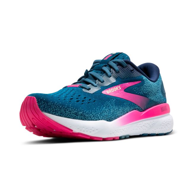 Brooks Ghost 16 GTX W – Pantofi alergare impermeabili GORE-TEX - Albastru