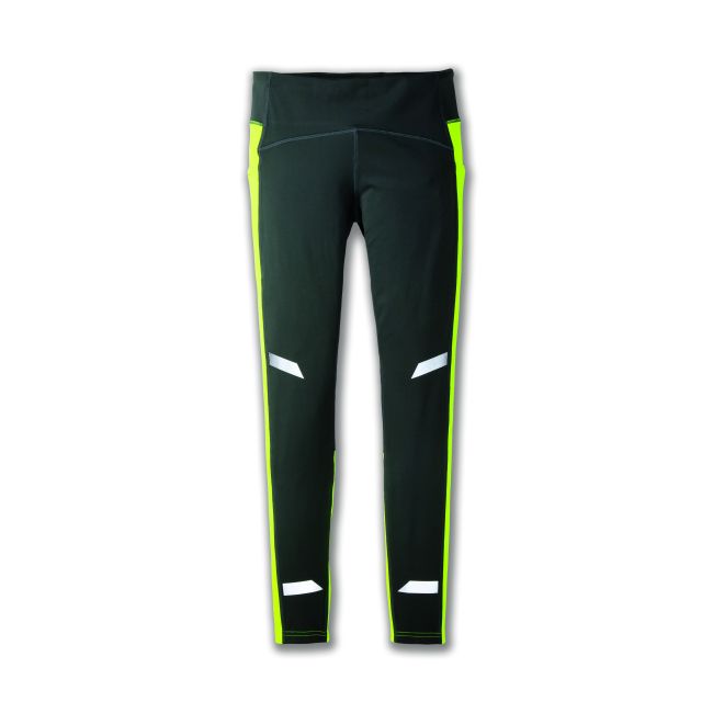 Brooks Run Visible Tight W – Colanți de alergare reflectorizanți, căptușiți - Negru