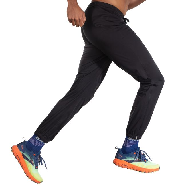 Brooks High Point Waterproof Pant – Pantaloni impermeabili de alergare trail - Negru
