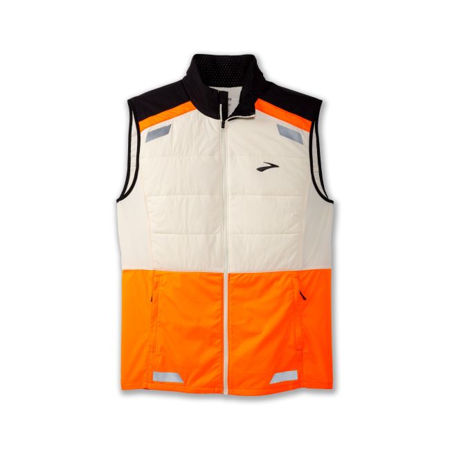 Brooks Run Visible Insulated Vest 2.0 – Vestă de alergare reflectorizantă, izolată - Portocaliu