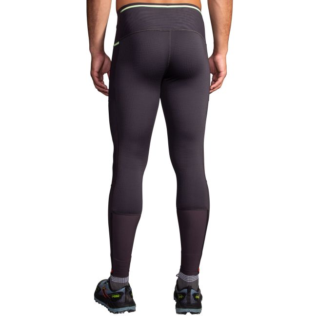 Brooks High Point Tight – Colanți de alergare trail - Gri