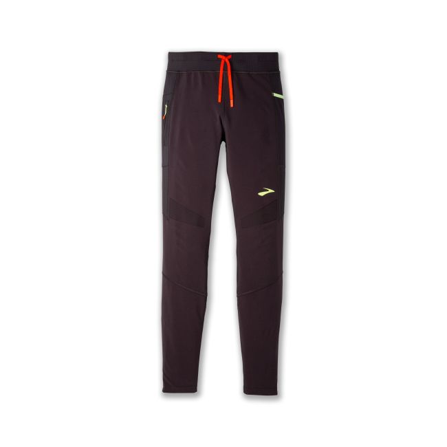 Brooks High Point Tight – Colanți de alergare trail - Gri