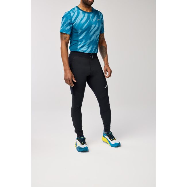 Brooks High Point Tight – Colanți de alergare trail - Negru