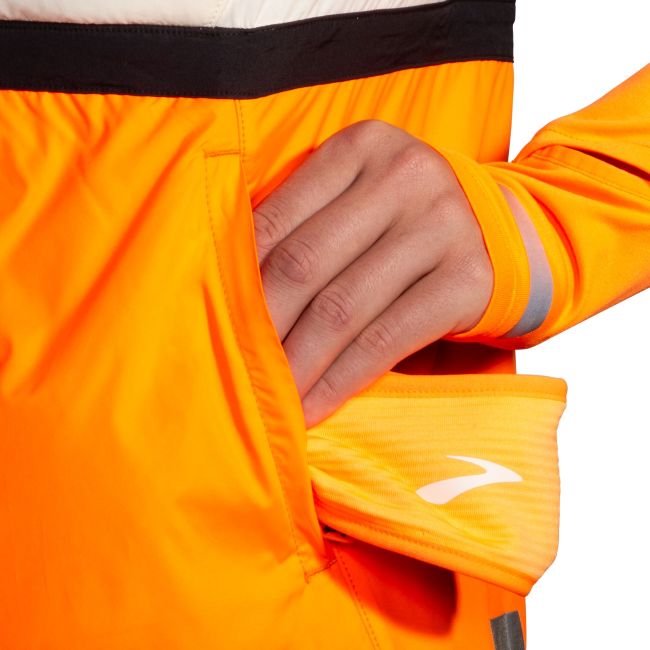 Brooks Run Visible Insulated Vest 2.0 W – Vestă de alergare reflectorizantă, izolată - Portocaliu