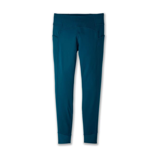 Brooks Momentum Thermal Tight W – Colanți termici de alergare - Albastru