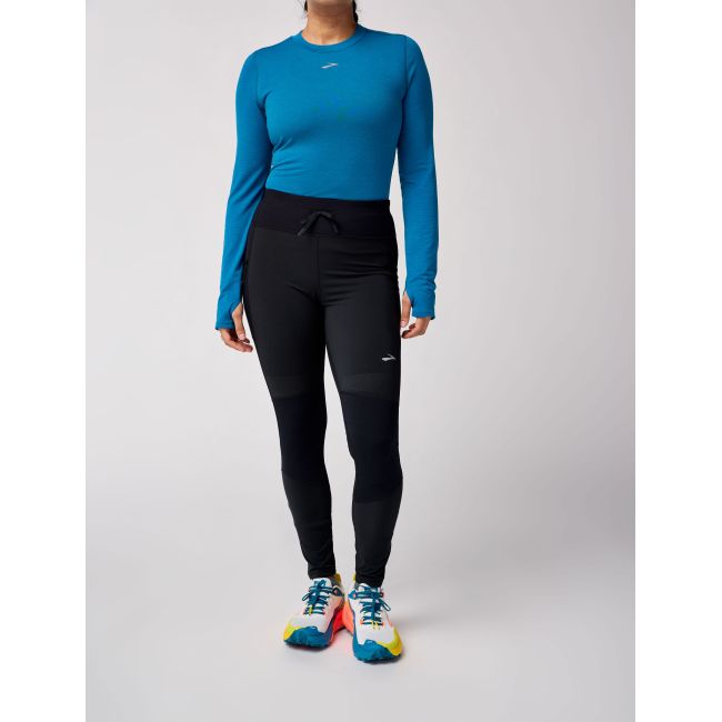 Brooks High Point Tight W – Colanți de alergare trail - Negru