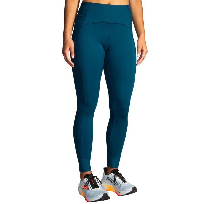 Brooks Momentum Thermal Tight W – Colanți termici de alergare - Albastru