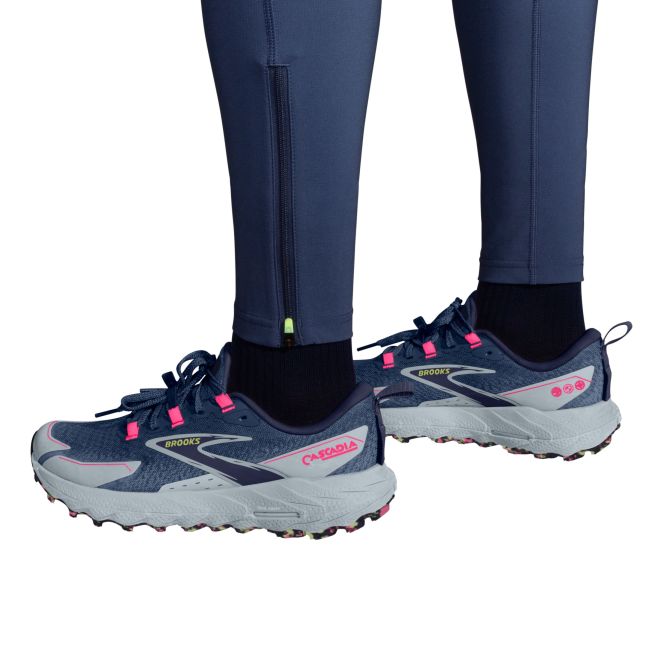 Brooks High Point Tight W – Colanți de alergare trail - Albastru