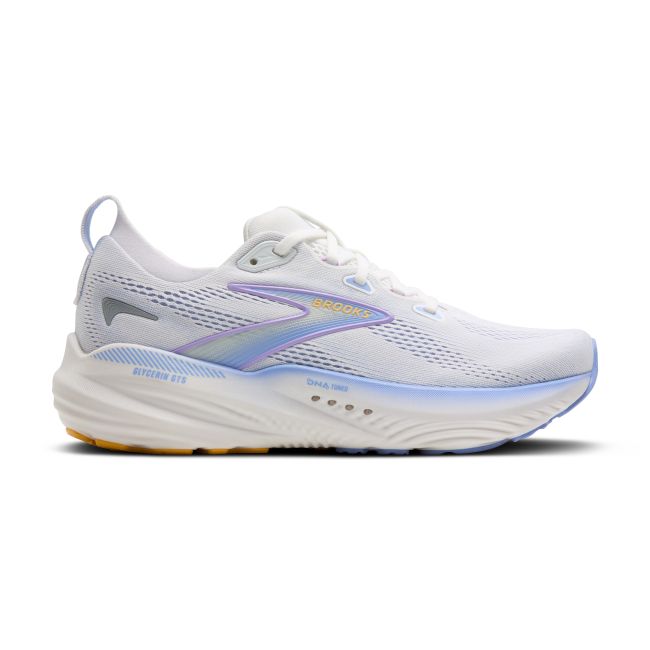 Brooks Glycerin GTS 22 W – Pantofi alergare cu amortizare maximă și stabilitate - Alb