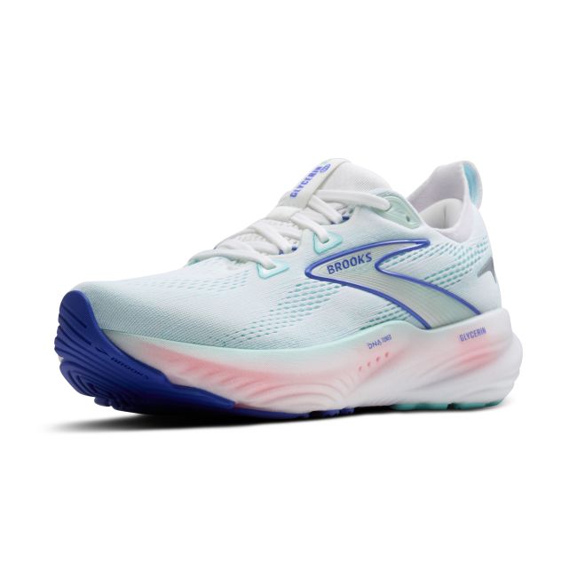 Brooks Glycerin 22 W – Pantofi alergare cu amortizare maximă - Alb (110)