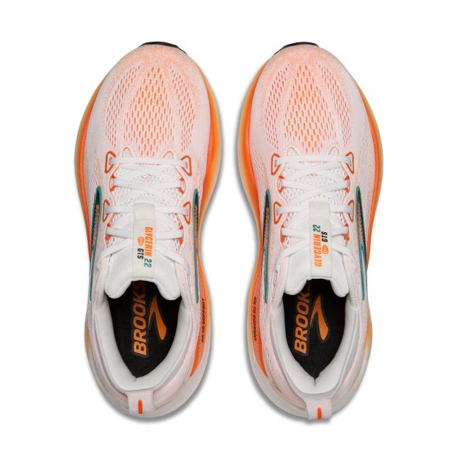 Brooks Glycerin GTS 22 – Pantofi alergare cu amortizare maximă și stabilitate - Portocaliu (186)