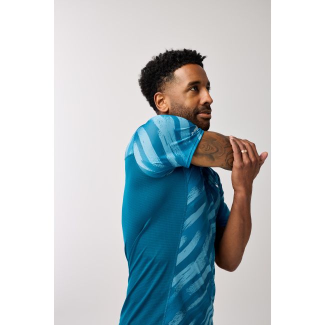 Brooks Atmosphere Short Sleeve 3.0 – Tricou de alergare ușor cu protecție UV - Albastru (416)
