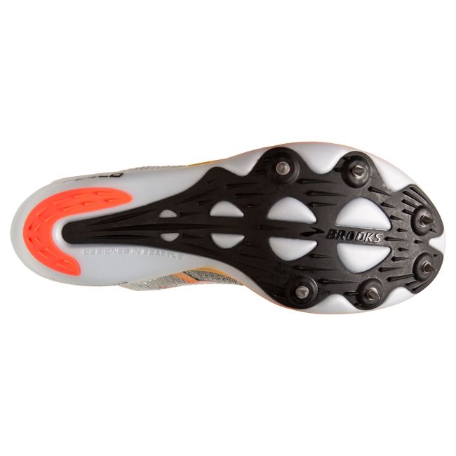 Brooks Hyperion Elite LD – Pantofi cu cuie pentru pistă, fond - Portocaliu