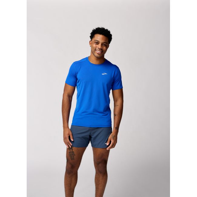 Brooks Atmosphere Short Sleeve 3.0 – Tricou de alergare ușor cu protecție UV - Albastru (448)