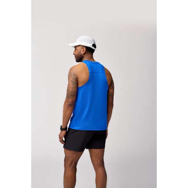 Brooks Atmosphere Singlet 3.0 – Maiou de alergare ușor cu protecție UV - Albastru