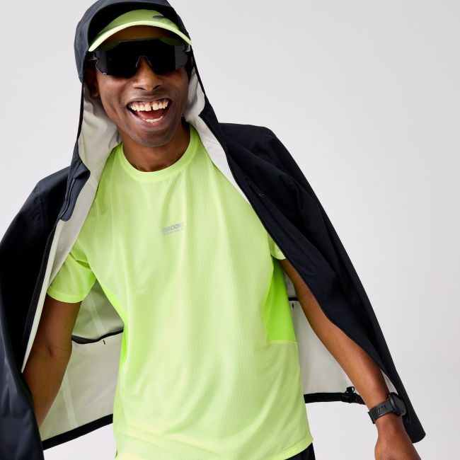 Brooks High Point Waterproof Jacket 2 – Geacă impermeabilă de alergare trail - Negru
