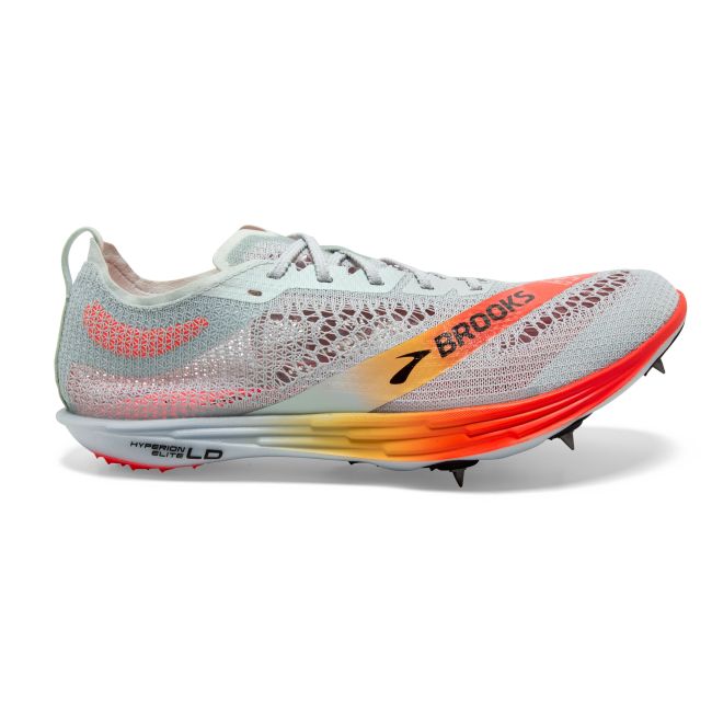 Brooks Hyperion Elite LD – Pantofi cu cuie pentru pistă, fond - Portocaliu