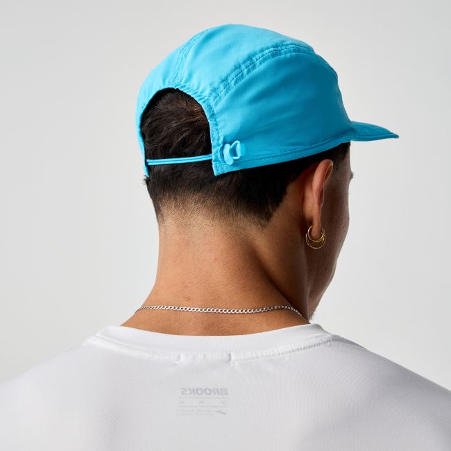 Brooks Lightweight Packable Hat 2.0 – Pălărie de alergare ușoară, pliabilă - Albastru