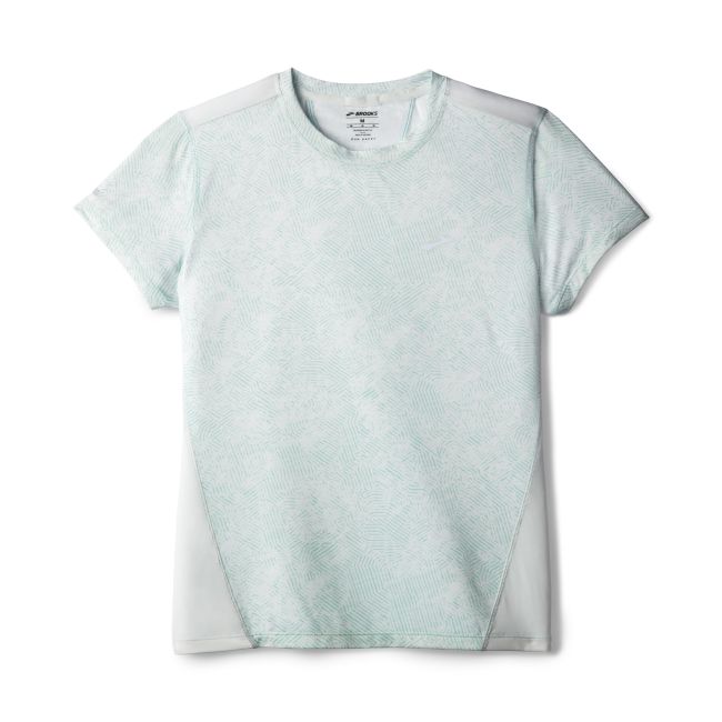 Brooks Sprint Free Short Sleeve 3.0 W – Tricou de alergare ultraușor - Alb