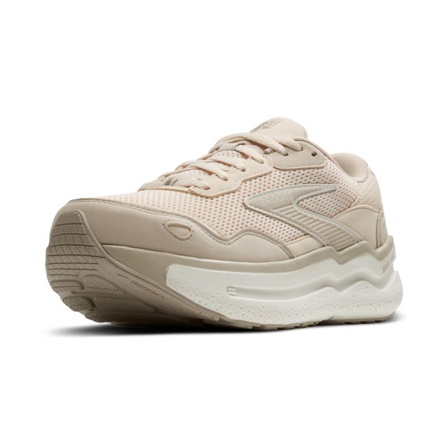 Brooks Ghost Max SE W – Pantofi alergare cu amortizare înaltă, piele întoarsă - Portocaliu