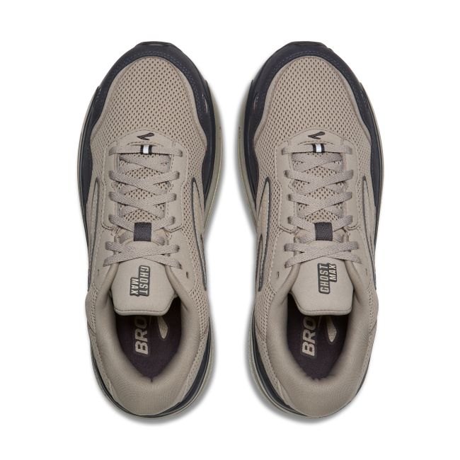 Brooks Ghost Max SE – Pantofi alergare cu amortizare înaltă, piele întoarsă - Maro