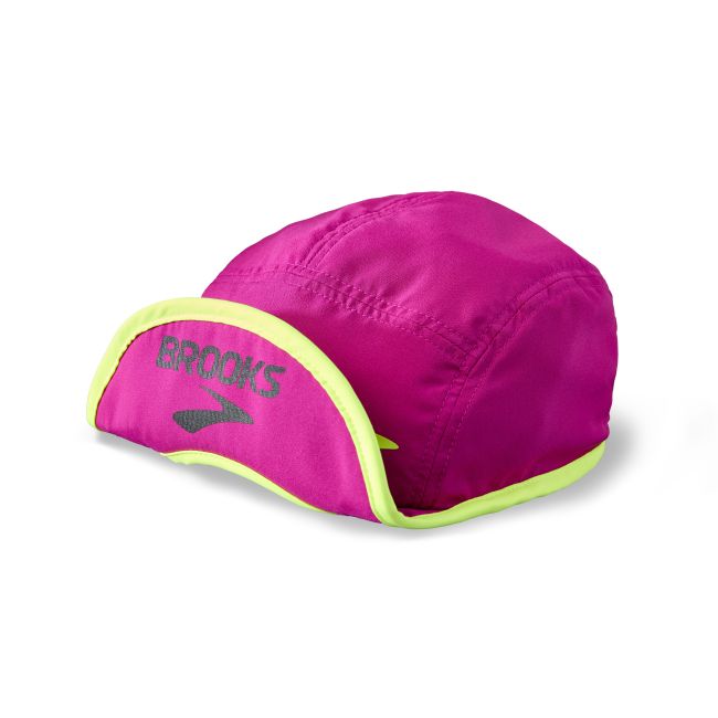 Brooks Lightweight Packable Hat 2.0 – Pălărie de alergare ușoară, pliabilă - Mov