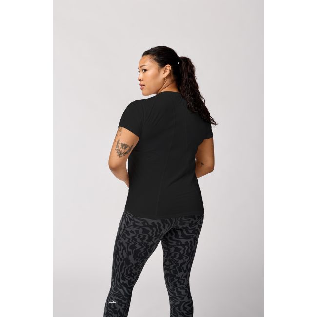 Brooks Sprint Free Short Sleeve 3.0 W – Tricou de alergare ultraușor - Negru