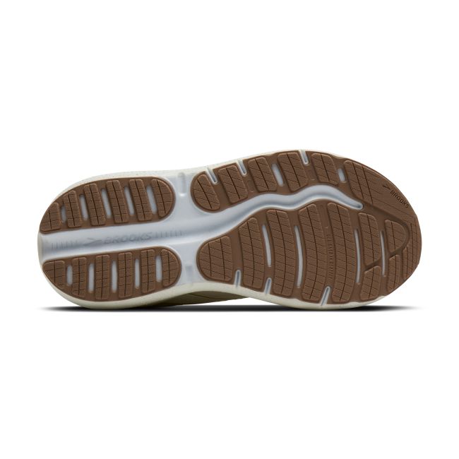 Brooks Ghost Max SE W – Pantofi alergare cu amortizare înaltă, piele întoarsă - Alb