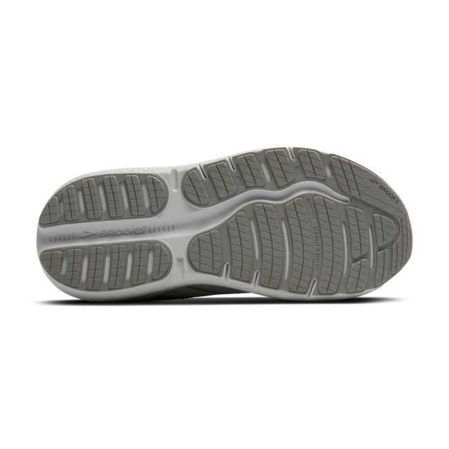 Brooks Ghost Max SE W – Pantofi alergare cu amortizare înaltă, piele întoarsă - Gri