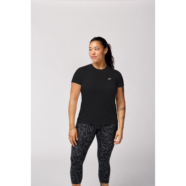 Brooks Sprint Free Short Sleeve 3.0 W – Tricou de alergare ultraușor - Negru